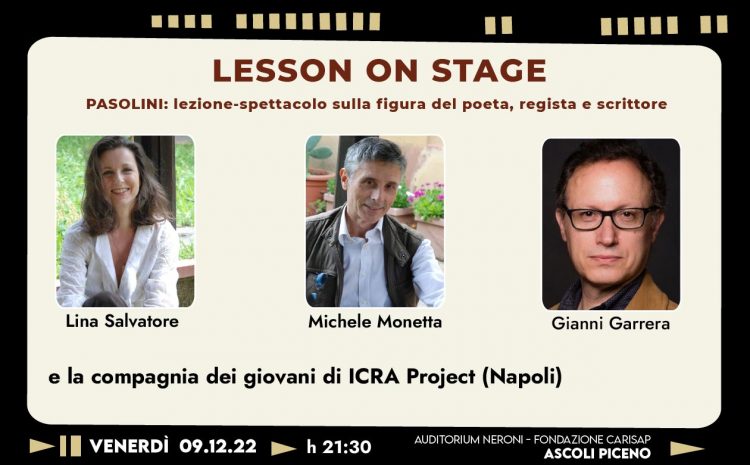  Lesson on stage e ospiti